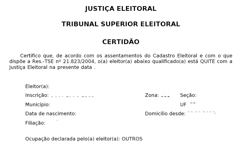 Como emitir certidão de quitação eleitoral Como emitir certidão de